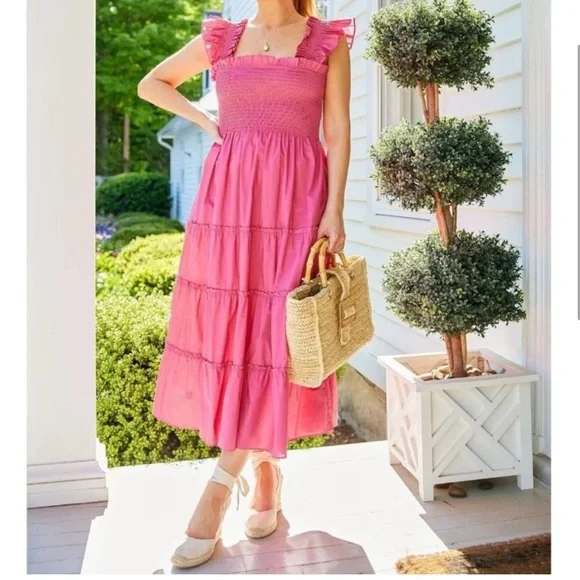 Hillhouse Lipstick Pink Ellie Nap Dress - Picture 2 of 4